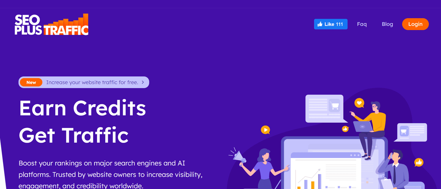 SEO campaign for SEO Plus Traffic – Search Engine Optimization Project